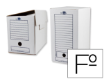 Liderpapel 974866 - Boite a archives liderpapel carton recycle 325g/m2 dos    200mm 367x200x251mm coloris   blanc