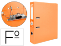 59485 - Classeur levier liderpapel documenta a4+ carton remborde dos 75mm rado metallique      coloris orange