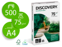 31222 - Papier discovery multifonction grand volume sans bourrage a4 75g/m2 blancheur 161 opacité 92 rigidité 100 500 feuilles