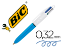 40616 - Stylo-bille bic 4 couleurs mini pointe moyenne encre classique rétractable rechargeable 4 couleurs standard