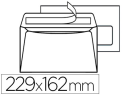 10742 - Enveloppe gpv c5 162x229mm 90g adhésive fermeture rapide sécurisée définitive fenêtre 45x100mm blanche boîte 500 unités