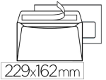 Gpv 10742 - Enveloppe gpv c5 162x229mm 90g adhésive fermeture rapide sécurisée définitive fenêtre 45x100mm blanche boîte 500 unités