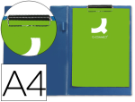 Q-Connect 926152 - Porte-bloc q-connect plastique épaisseur 3mm a4 210x297mm porte-stylo pince coloris bleu