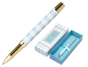 171489 - Roller belius picnic aluminium encre noire coloris bleu ciel dore boite design