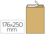 Gpv 38107 - Pochette kraft gpv adhésive économique b5 176x250mm 85g sachet 25 unités