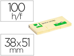 Q-Connect 17794 - Bloc-notes q-connect quick notes 38x51mm 3 blocs 100f repositionnables coloris jaune