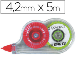 Q-Connect 931252 - Correcteur q-connect dévidoir mini ruban 4.2mmx5m application frontale réecriture immédiate blister