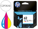 HP 62 - couleur (cyan, magenta, jaune)