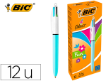 BIC BILLE RT 4 COUL MOY FUN TURQU 982870