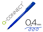 Q-Connect 17819 - Stylo-feutre q-connect écriture fine 0.4mm pointe extra-fine corps couleur encre bleu