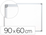 Q-Connect 926610 - Tableau q-connect laqué magnétique cadre aluminium idéal collèges bureaux inclus accessoires fixation mur 90x60cm