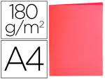 Liderpapel 910423 - Chemise liderpapel papier cartonne 180g/m2 310x230mm    document a4 coloris rouge     pastel
