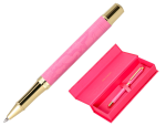 Belius 171497 - Roller belius wild west aluminium encre noire coloris rose dore boite design