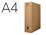 Liderpapel 171291 - Boite a archives liderpapel carton recycle din a4 325g/m2 dos 82mm kraft 325x82x250mm