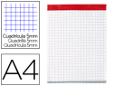 21841 - Bloc conquerant sept sans couverture agrafé en tête a4 210x297mm 80feuilles 60g réglure 5x5mm