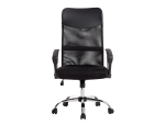 Q-Connect 156279 - Chaise direction q-connect imitation cuir et maille base metal maximum supporte 130kg  1110+100x640x610mm noir