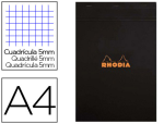 RHODIANA BLOC NOIR N18 210X297 5X5 182009C