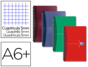 39747 - Carnet oxford essentials reliure intégrale couverture pelliculée 11x17cm 180 pages 5x5mm coloris assortis