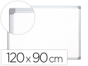 926611 - Tableau q-connect laqué magnétique cadre aluminium idéal collèges bureaux inclus accessoires fixation mur 120x90cm